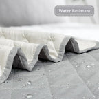 Easy-Going Reversible Couch Cover, Chair 30 in, Light Gray/Ivory | Machine - Image 4