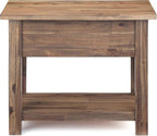 SIMPLIHOME Monroe Narrow Side Table – 14 inch Wide Solid Acacia Wood Narrow End - Image 10