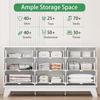 Xixini Fluted Dresser for Bedroom - Image 3