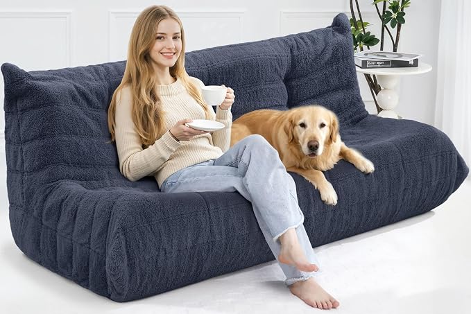 Bean Bag 3-Seater Chair Big Sofa Beanbag Chair - Image 3