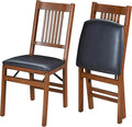 MECO Stakmore True Mission Wooden Folding Chairs by Stakmore