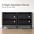 Fatmok 65" Large Sideboard Buffet Cabinet - Image 4