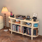 LUVIOHOME Large Round Record Player Stand - Image 5