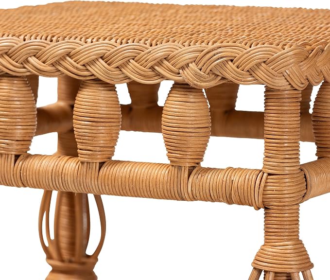 Bali & pari Dolby Natural Rattan End Table - Image 6