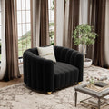 42" Velvet Sofa Chair for Living Room, Modern Single Sofa by yunqishiHOME