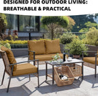 14Pcs Outdoor Cushion Covers, Elastic Patio Cushion Covers | Washable, - Image 4