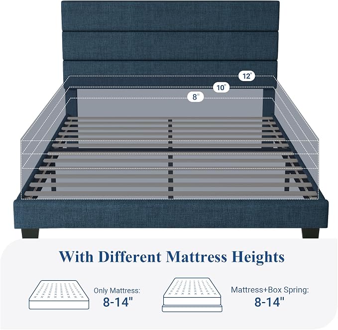 Allewie Full Size Platform Bed Frame - Image 7