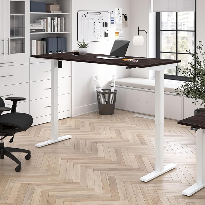 Bush Business Furniture 72-inch Electric Height Adjustable Standing Desk - Image 2