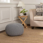 REDEARTH · Round Boho Pouf Ottoman - Image 10