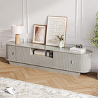 86.61'' Tambour TV Stand for 55-85 Inch, Entertainment Center - Image 5