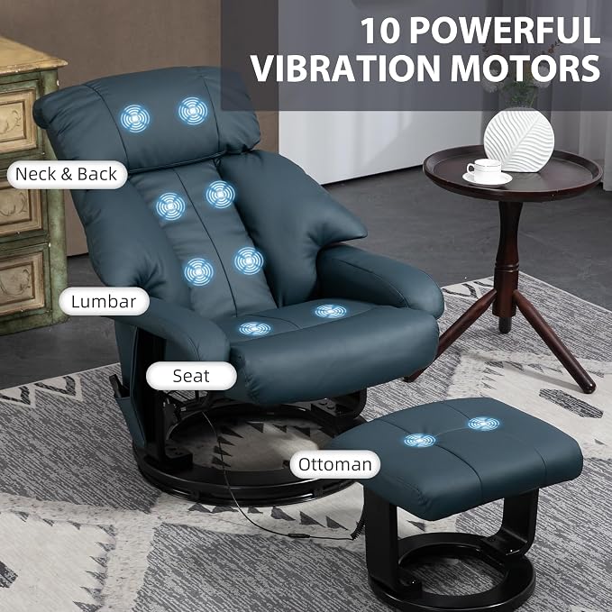HOMCOM Massage Recliner Chair - Image 4