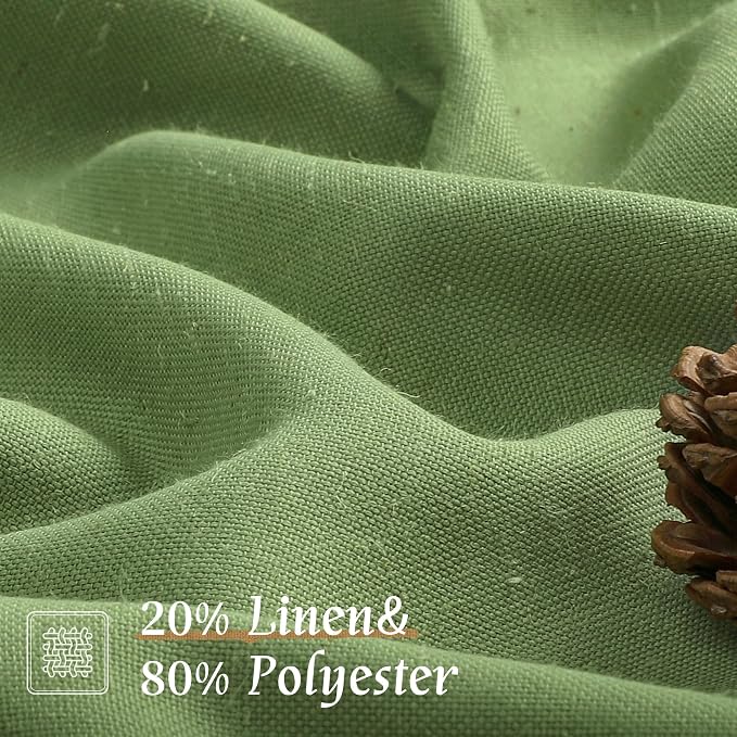 Light Filtering 48 Inch Linen Curtains - Image 2