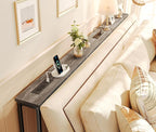 SUPERJARE 78.8 Inch Narrow Console Table - Image 2