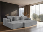 108" Cloud Sectional Couch, Comfort Sleep Sofa by VYUXWO