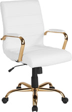 Flash Furniture Whitney Mid-Back Swivel LeatherSoft Desk Chair by FlashFurniture