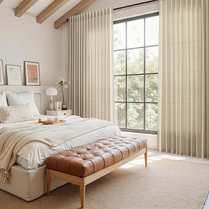 Taupe Burlywood Curtains 72 Inches Long - Image 8