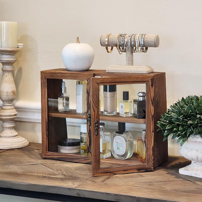 MOOCA Wood and Glass Display Case - Image 7