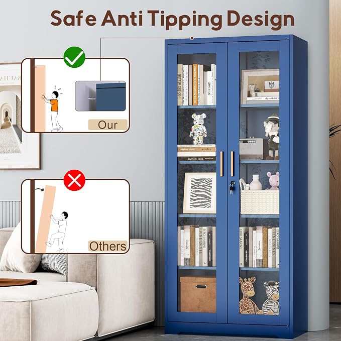 UNICOLY Lockable Display Cabinet - Image 6