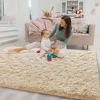 Chicrug Soft Area Rugs for Bedroom Living Room Plush Fluffy Rug 4x6 | Shag - Image 3