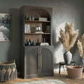 BELLEZE 72" Tall Storage Cabinet by BELLEZE