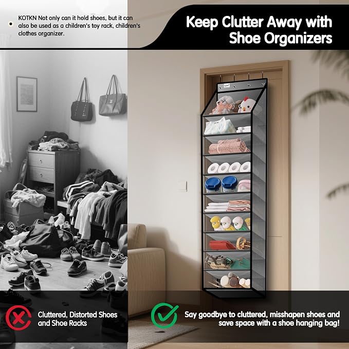 Kotkn 10 Tier Over The Door Organizer - Image 6