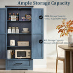 JXQTLINGMU Farmhouse Kitchen Pantry Cabinet - Image 4