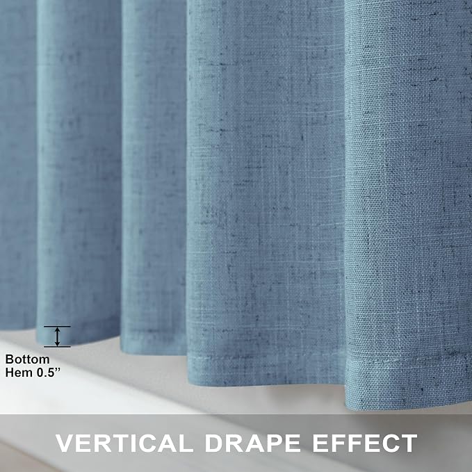 Pitalk Blue Curtains 38 Inch Wide - Image 6