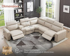 AMERLIFE Power Recliner Sectional Sofa - Image 2