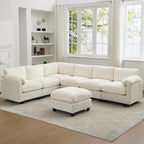 114'' V-Shaped Sectional Cloud Couch by HATPPTO
