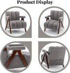 Mid Century Modern Accent Chairs Set of 2 - Image 6