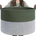 INDRSSME Large Laundry Storage Basket, 21.7 x13. 8 by INDRESSME