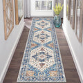 Yamaziot Washable Runner Rug, 2x8 Non-Slip Boho Vintage Hallway Kitchen Rug | by Yamaziot