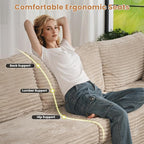ovios 32.7 inches Ottoman Seat Module - Image 3