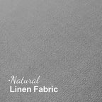 MIULEE Linen Fringe Decorative Euro Throw Pillow Covers Light Grey 24x24 | Set - Image 4