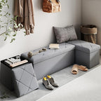 43W Folding Ottoman with Storage Bench, 30W Storage Ottoman Bench, 15W Inches by Unknown