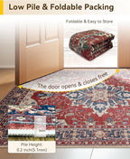 RELEANY Washable Area Rug, Small 2'6"x4', Water Repellent, Pet Friendly - Image 4