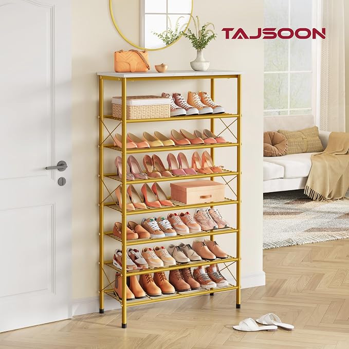 Tajsoon 8 Tier Shoe Rack Organizer - Image 4