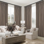 Topfinel Dark Flax Pinch Pleated Curtains 84 Inches Long - Image 7