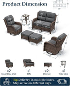 HILLGA 6-Piece Luxury Patio Furniture Set - Image 2