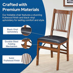 MECO Stakmore True Mission Wooden Folding Chairs - Image 4