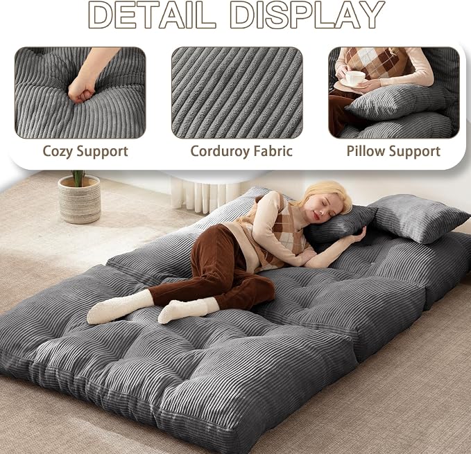 Folding Sofa Bed, Convertible Sleeper Chair - Image 3