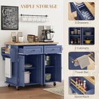 HOMCOM Kitchen Island Cart - Image 5