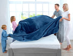 Utopia Bedding Soft Fleece Bed Blanket Queen Size Royal Blue | Microfiber Plush - Image 9