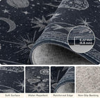 Vacuum-Friendly, 8x10 Washable Area Rug - Image 4