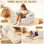 Foryoomi 2 in 1 Convertible Kids Couch - Image 4