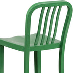 Flash Furniture Gael Commercial Grade 2 Pack 30" High Green Metal - Image 10