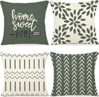 YCOLL Pillow Covers 20x20 Set of 4, Modern Sofa Throw Pillow Cover, Decorative by PillowCoversExpert