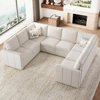 Belffin Modular Sectional Sleeper Sofa Bed - Image 5