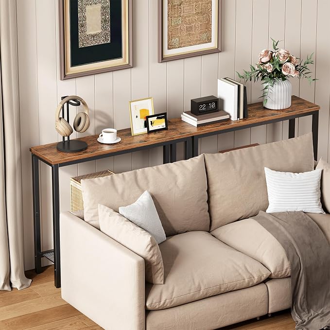 HOOBRO 29.5" Narrow Console Table, Small Entryway Table - Image 6