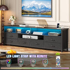 Furologee 63 Inch Entertainment Center Dresser - Image 3
